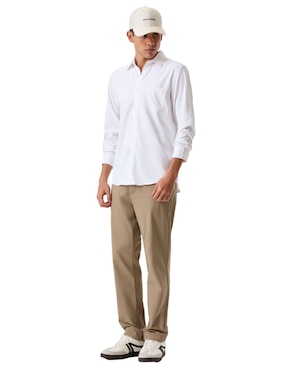 Camisa casual Dockers manga larga para hombre
