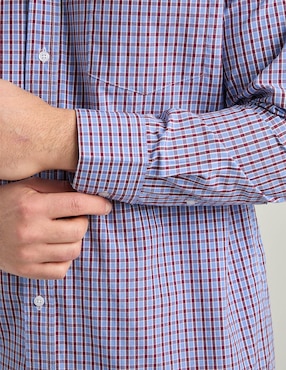 Camisa casual Cavalatti manga larga para hombre