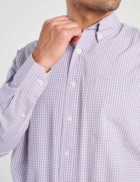 Camisa casual Cavalatti manga larga para hombre