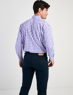Camisa casual Cavalatti manga larga para hombre