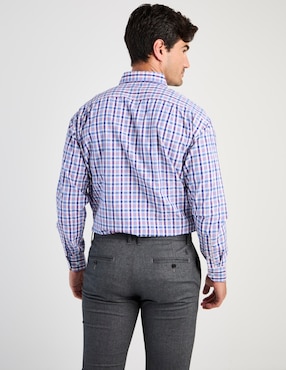 Camisa casual Cavalatti manga larga para hombre