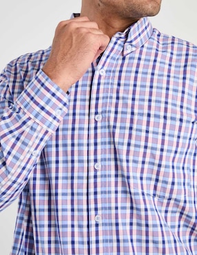 Camisa casual Cavalatti manga larga para hombre
