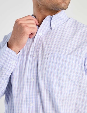 Camisa casual Cavalatti manga larga para hombre