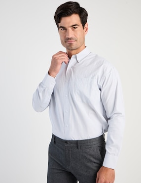Camisa casual Cavalatti manga larga para hombre
