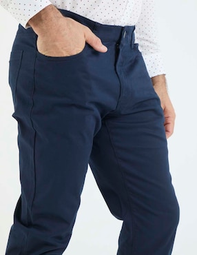 Pantalón casual regular Izod algodón para hombre