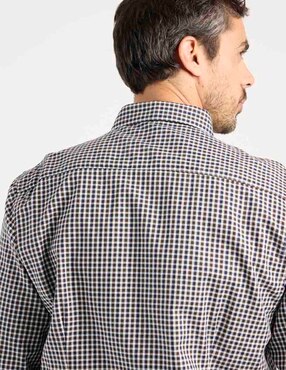 Camisa casual Dioro de algodón manga larga para hombre