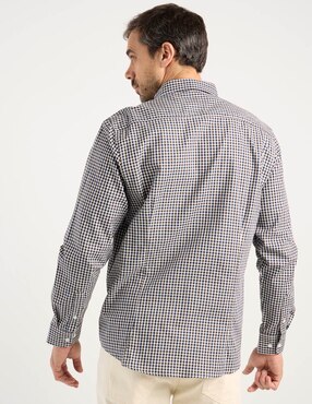 Camisa casual Dioro de algodón manga larga para hombre