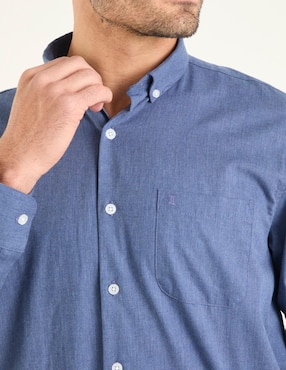Camisa casual Dioro de algodón manga larga para hombre