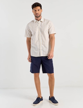 Bermuda Izod de algodón para hombre
