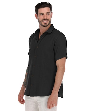 Camisa casual Camasha manga corta para hombre