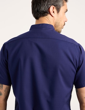 Camisa casual JBE de algodón manga corta para hombre