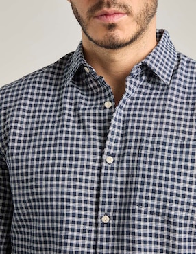 Camisa casual Jbe manga larga para hombre