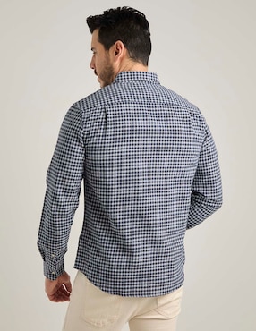 Camisa casual Jbe manga larga para hombre