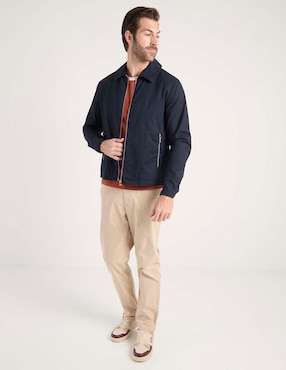 Pantalón chino slim Jbe de algodón para hombre