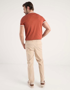 Pantalón chino slim Jbe de algodón para hombre
