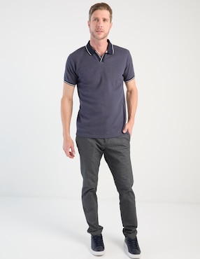 Playera tipo polo Jbe para hombre
