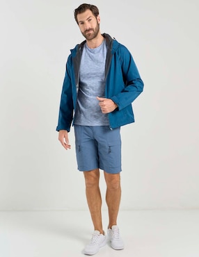 Chamarra rompevientos Regent Street con capucha para hombre