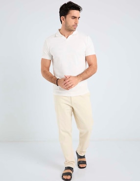 Pantalón chino slim Jbe de algodón para hombre