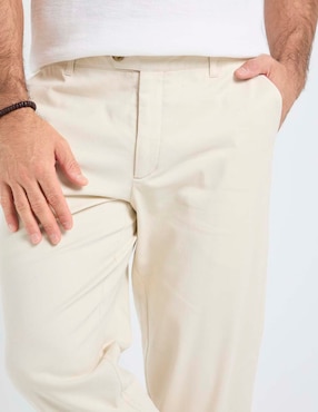 Pantalón chino slim Jbe de algodón para hombre