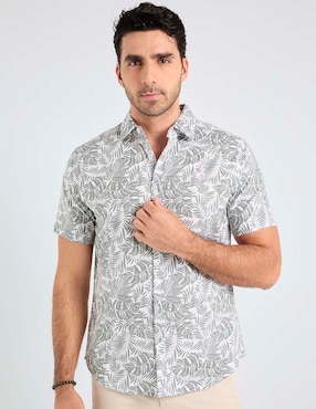 Camisa playa Jbe manga corta para hombre