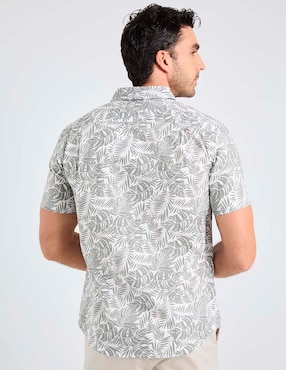 Camisa playa Jbe manga corta para hombre