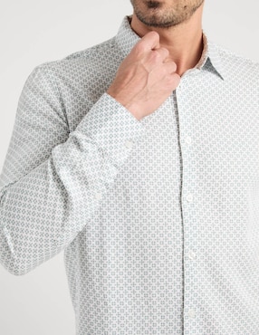 Camisa casual JBE manga larga para hombre