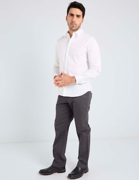 Pantalón chino slim Jbe de algodón para hombre