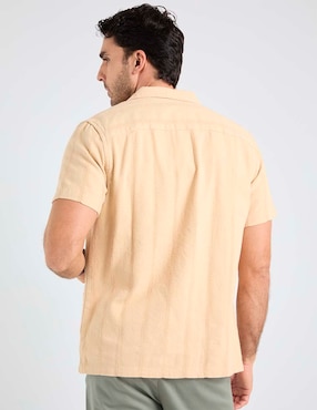 Sobrecamisa playa Jbe de algodón manga corta para hombre