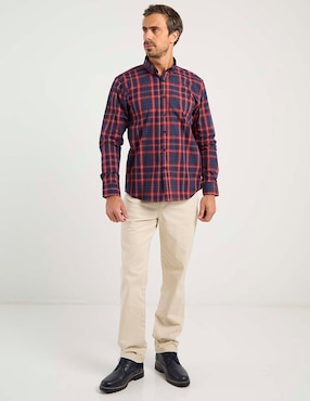 Pantalón straight Jbe de algodón para hombre