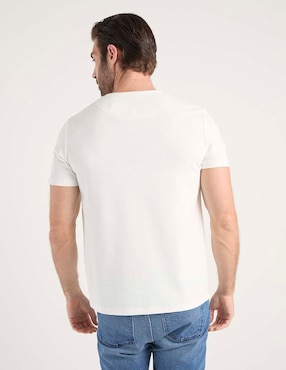 Playera Jbe cuello henley para hombre