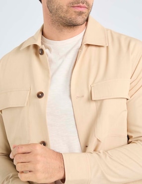 Sobrecamisa casual Jbe manga larga para hombre