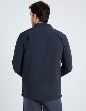 Sobrecamisa casual Jbe de algodón manga larga para hombre