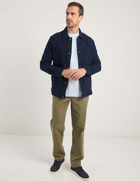 Pantalón chino straight Jbe de algodón para hombre