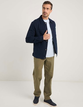 Pantalón chino straight Jbe de algodón para hombre