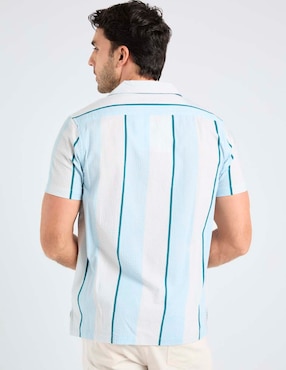 Camisa casual Jbe manga corta para hombre