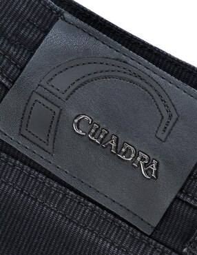 Jeans straight Cuadra lavado obscuro para hombre