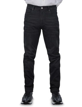 Jeans straight Cuadra lavado obscuro para hombre