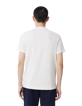 Playera Lacoste cuello redondo para hombre