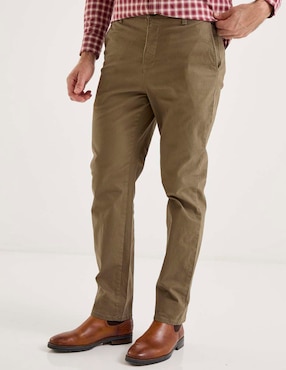 Pantalón chino slim Jbe de algodón para hombre