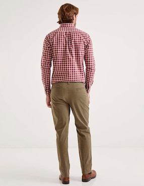 Pantalón chino slim Jbe de algodón para hombre