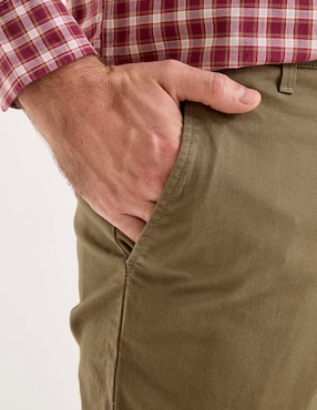 Pantalón chino slim Jbe de algodón para hombre