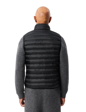Chaleco Lacoste impermeable con bolsillos para hombre