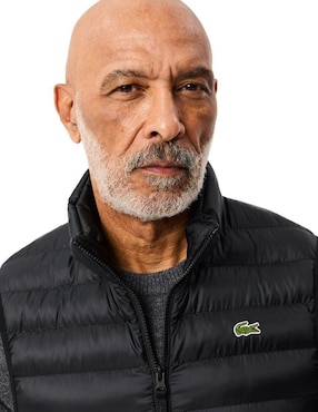 Chaleco Lacoste impermeable con bolsillos para hombre