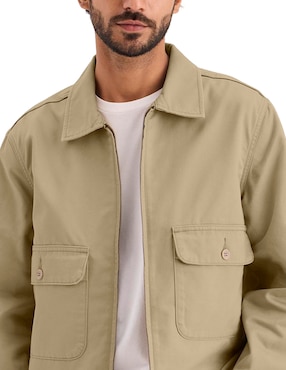 Chamarra casual Dockers con bolsillos para hombre