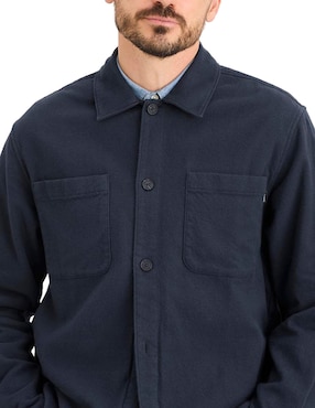 Camisa casual Dockers de algodón manga larga para hombre