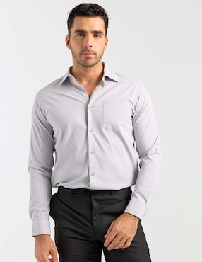 Camisa casual Dockers manga larga para hombre