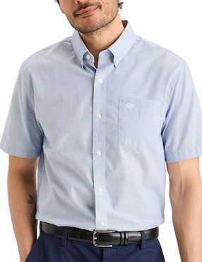 Camisa casual Dockers de algodón manga corta para hombre