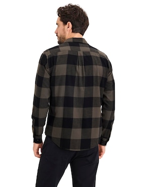 Sobrecamisa casual Dockers de algodón manga larga para hombre