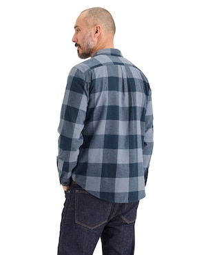 Camisa casual Dockers de algodón manga larga para hombre