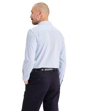 Camisa de vestir Dockers de algodón manga larga para hombre
